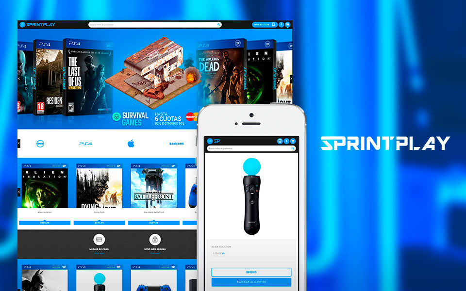 Cliente Sprintplay tienda online