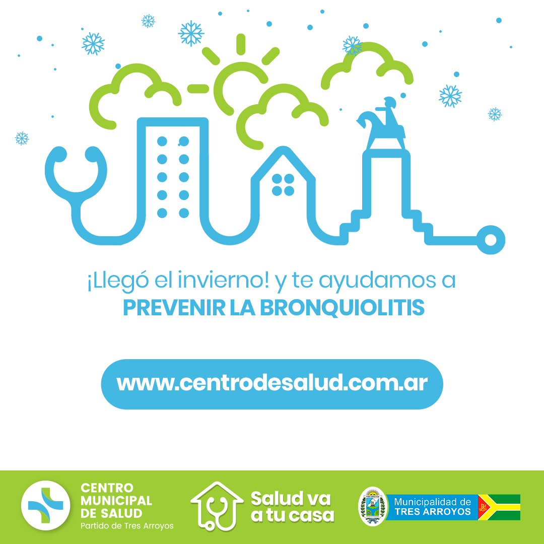 diseño gráfico para evento corporativo organizado por el Centro de Salud partido de Tres Arroyos